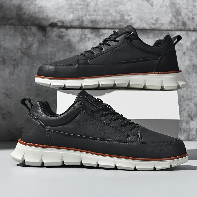 Maverick Leather Sneakers by aweslos.com