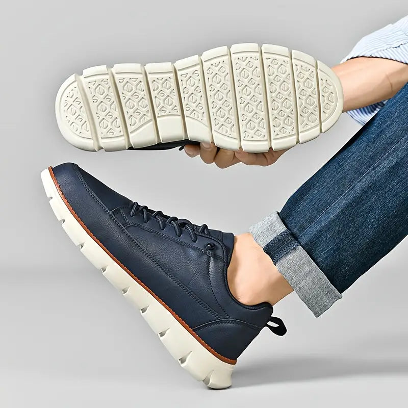 Maverick Leather Sneakers by aweslos.com