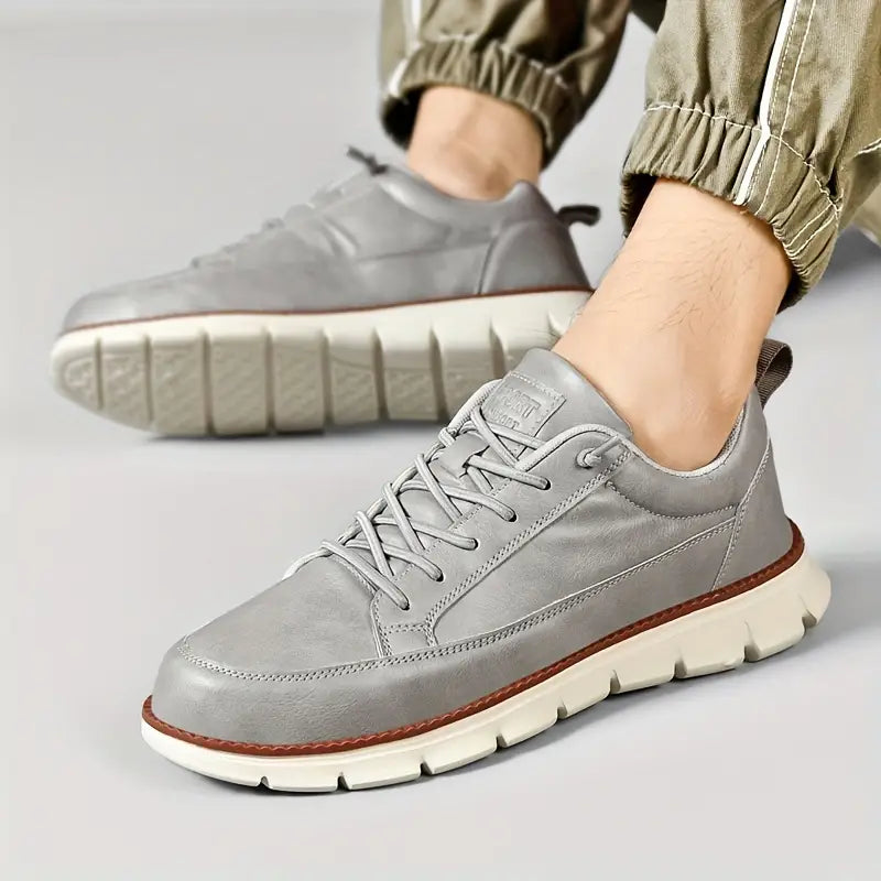 Maverick Leather Sneakers by aweslos.com