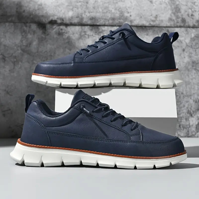 Maverick Leather Sneakers by aweslos.com