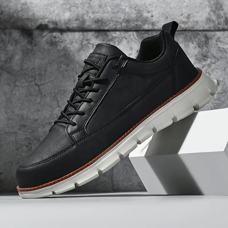 Maverick Leather Sneakers by aweslos.com