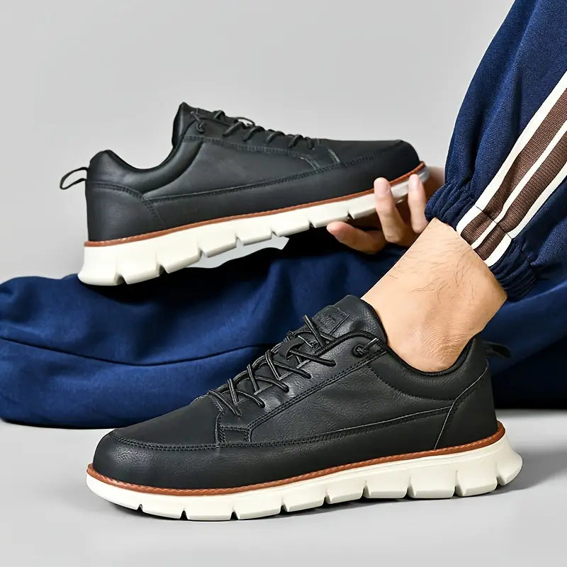 Maverick Leather Sneakers by aweslos.com