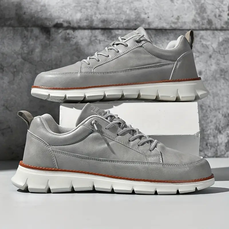 Maverick Leather Sneakers by aweslos.com
