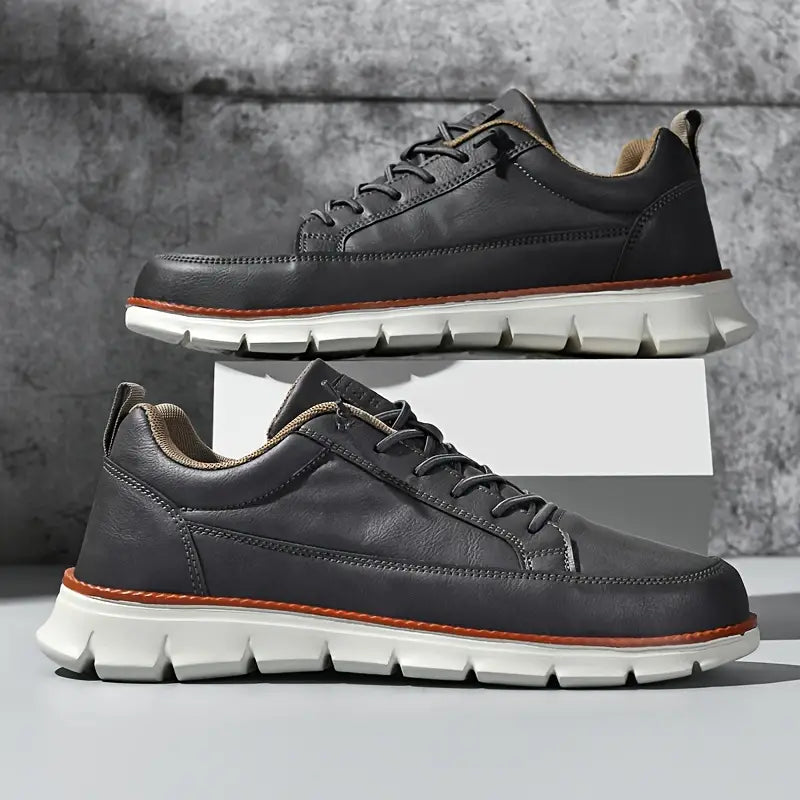 Maverick Leather Sneakers by aweslos.com