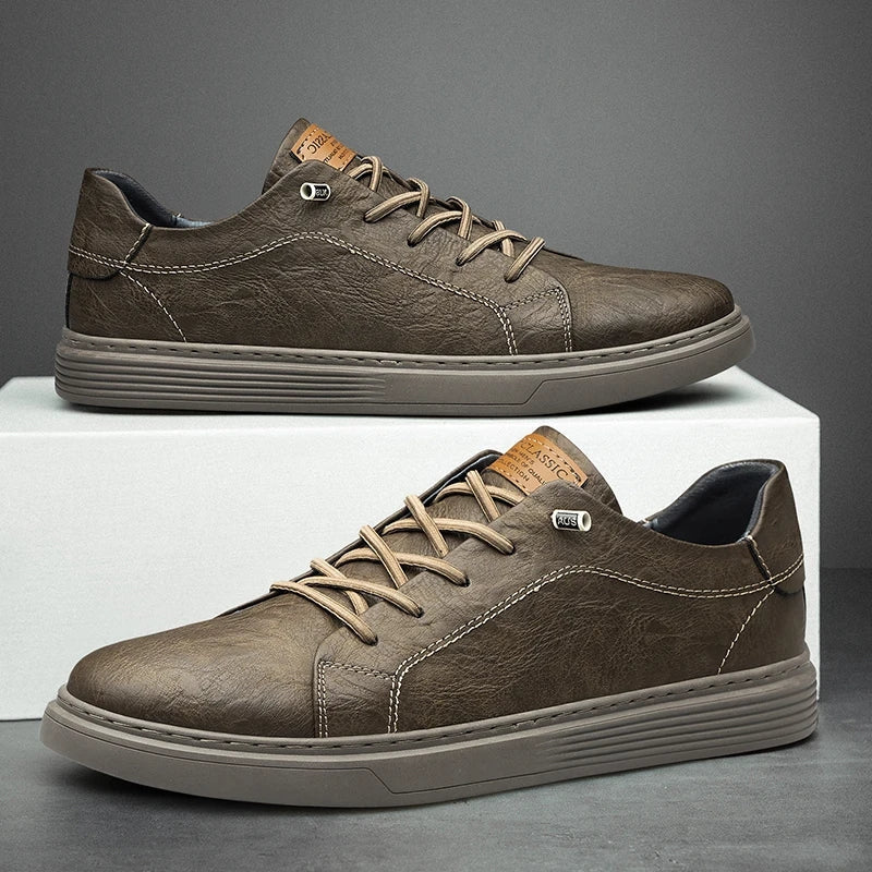 Lusso Passo Genuine Leather Sneakers | aweslos.com