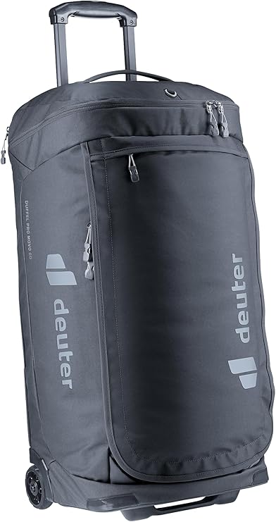 Aweslos Deuter Duffel Pro Movo 60 – Unisex Rolling Travel Duffel Bag, 60L Mineral-Grove