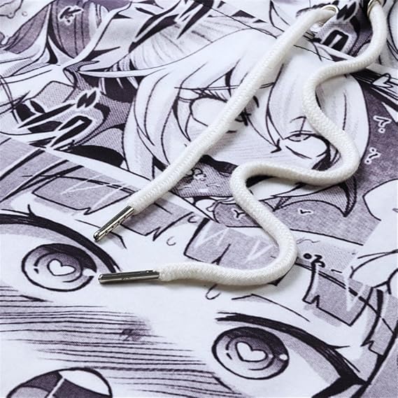 Aweslos | Kfsasa Anime Ahegao 3D Hoodie & Joggers Set – Bold Streetwear for Anime Fans