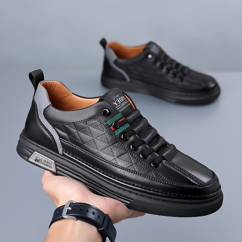 Bellagio Leather Sneakers by Aweslos.com