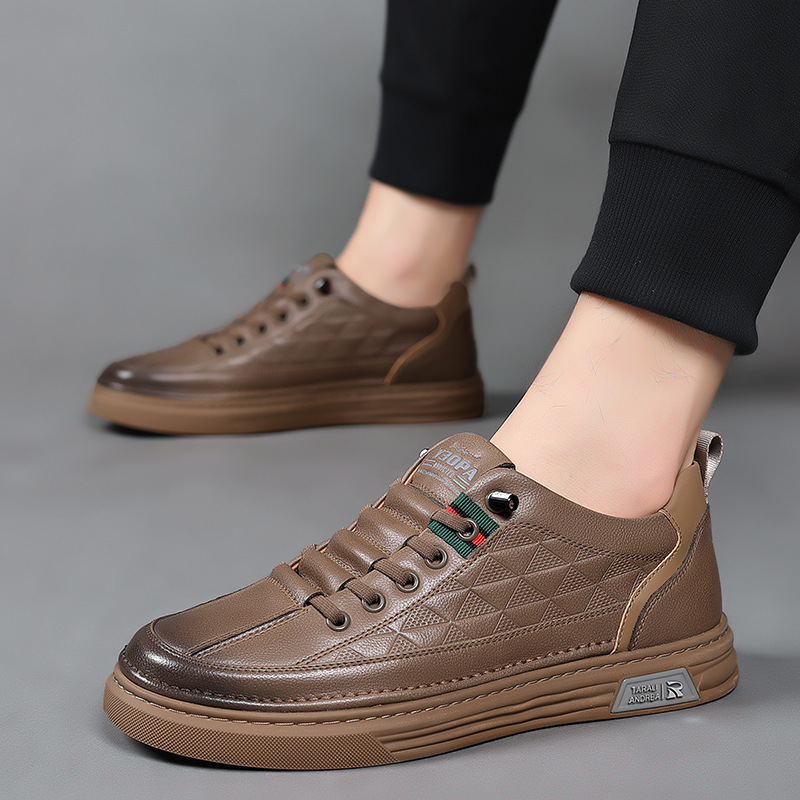 Bellagio Leather Sneakers by Aweslos.com