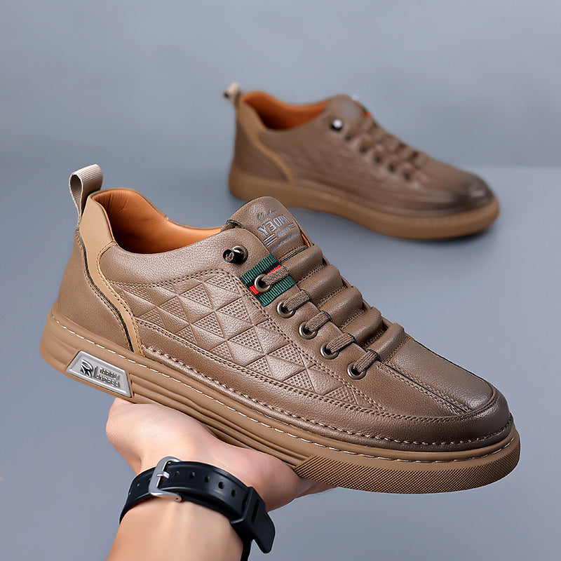 Bellagio Leather Sneakers by Aweslos.com